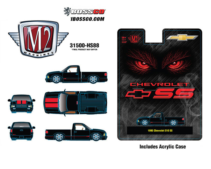 M2 '95 CHEVROLET S10 SS"BLACK" ***PRE ORDER