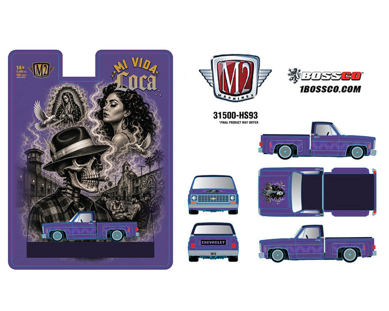 M2 '73 CHEVROLET CHEYENNE 10 STEPSIDE "VIDA LOCA" ***PRE ORDER