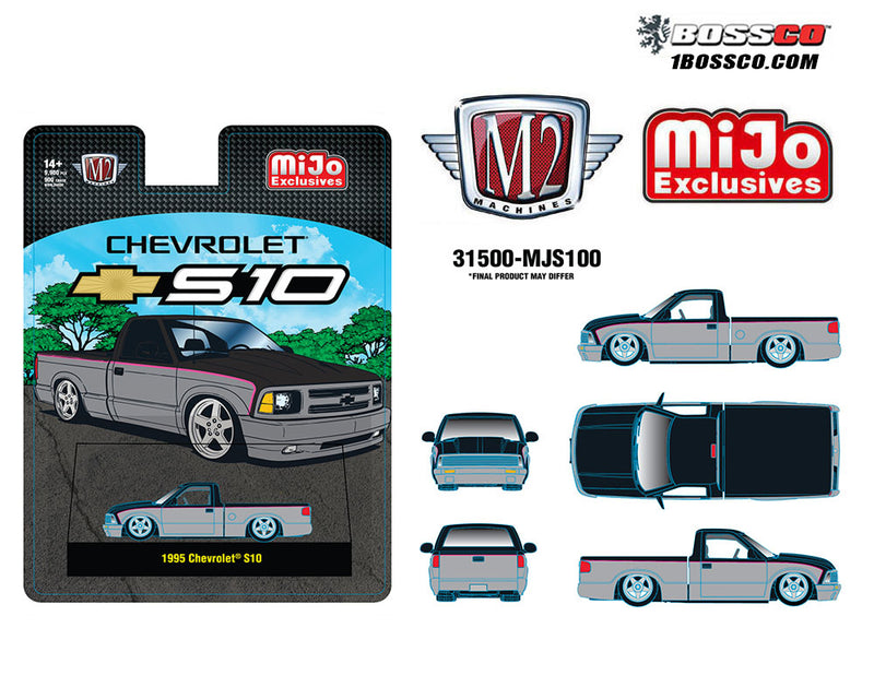 M2 '95 CHEVROLET S10 CUSTOM "SILVER & BLACK" ***PRE ORDER***
