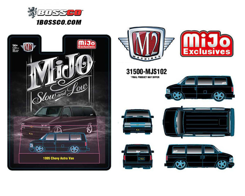 M2 '95 CHEVROLET ASTRO VAN CUSTOM SLOW & LOW "BLACK" ***PRE ORDER
