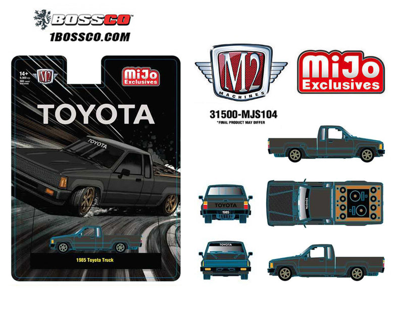 M2 '85 TOYOTA PICKUP SLAMMED CUSTOM "MATTE GREY" ***PRE ORDER***