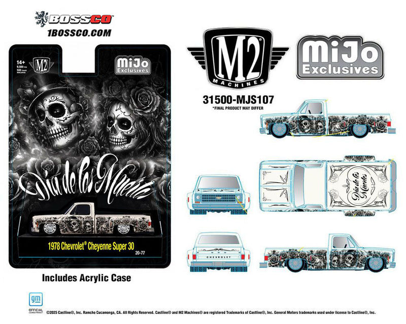 M2 '78 CHEVROLET CHEYENNE SUPER 30 "DIA DE LOS MUERTOS" ***PRE ORDER