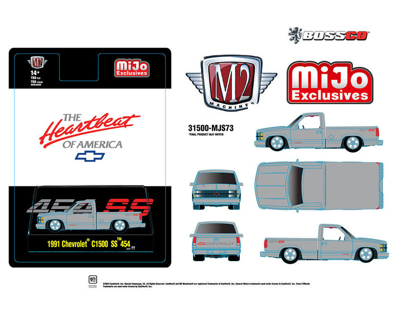M2 '91 CHEVROLET C1500 454SS "GREY"