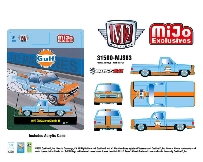 M2 '79 GMC SIERRA CLASSIC 15 CUSTOM "GULF" ***PRE ORDER***