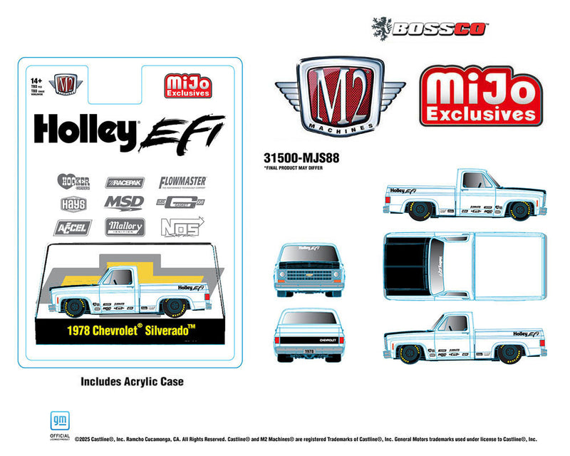 M2 '78 CHEVROLET SILVERADO "HOLLEY CUSTOM" ***PRE ORDER***