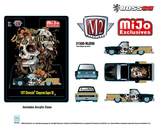 M2 '77 CHEVROLET CHEYENNE SUPER 30 "DIA DE LOS MUERTOS  ***PRE ORDER