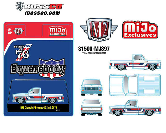M2 '76 CHEVROLET BONANZA 10 "SPIRIT of 76" (WHITE)***PRE ORDER***