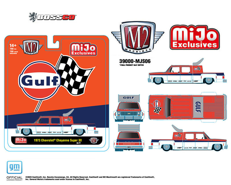 M2 '73 CHEVROLET CHEYENNE SUPER 30 "GULF RACING" ***PRE ORDER ***
