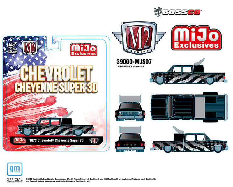 M2 '73 CHEVROLET CHEYENNE SUPER 30 "STARS & STRIPES" ***PRE ORDER ***