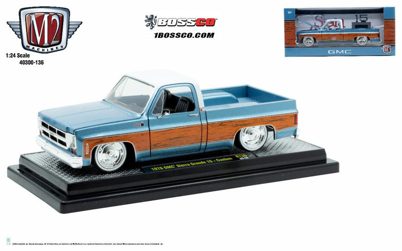 M2 1/24 '76 GMC SIERRA GRANDE 15 CUSTOM ***PRE ORDER