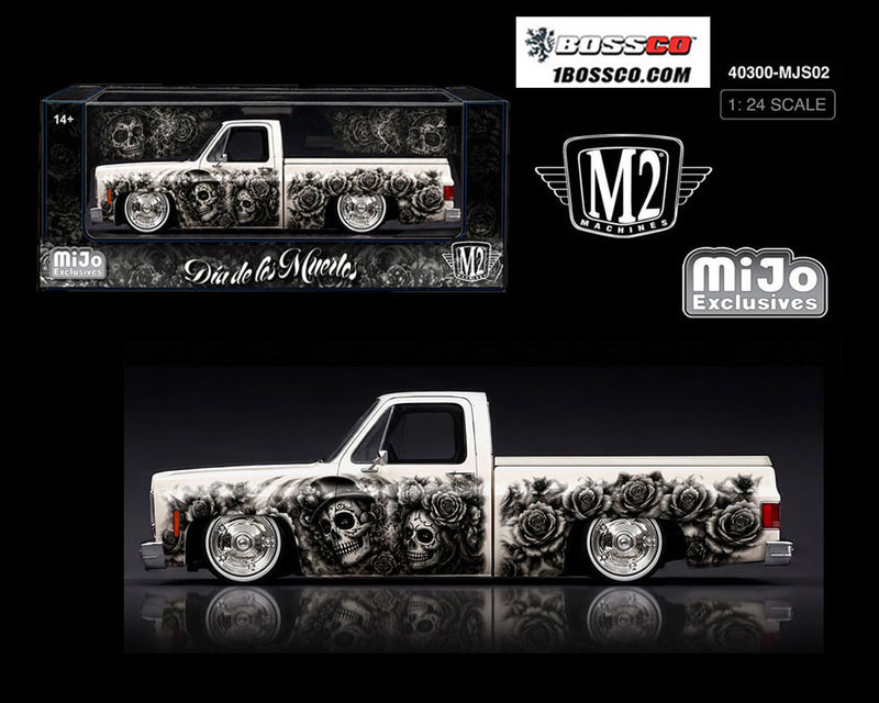 M2 1/24 '78 CHEVROLET C10 SQUAREBODY "DIA DE LOS MUERTOS" ***PRE ORDER
