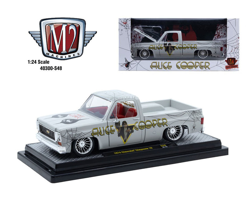 M2 1/24 '74 CHEVROLET CHEYENNE 10 "ALICE COOPER" *** PRE ORDER