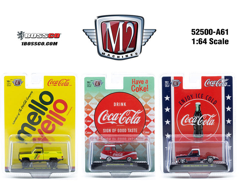 M2 COCA-COLA 2026 RELEASE #A61 (SET of 3)