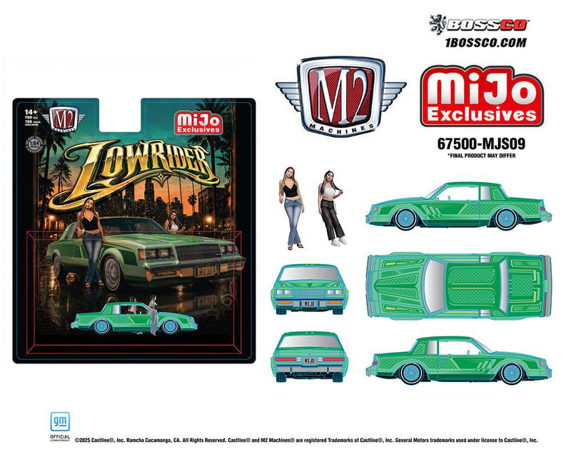 M2 '87 BUICK REGAL LOWRIDER "GREEN" ***PRE ORDER
