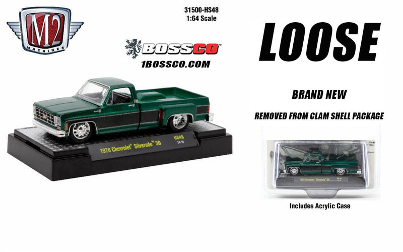 M2 '78 CHEVROLET SILVERADO 30 "EMERALD PEARL" LOOSE