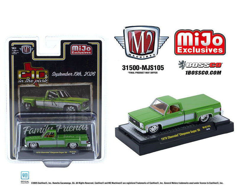 M2 '78 CHEVROLET CHEYENNE SUPER 30 "2026 C10'S in the PARK