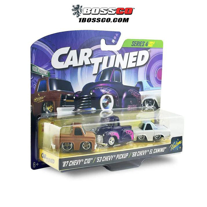 MGA 1/64 CAR TUNED SERIES 4 (3 PACK) KOOL KUSTOMS