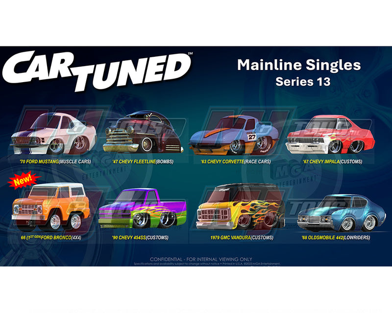 MGA 1/64 CAR TUNED MAINLINE SERIES 13 2026 ASSORTMENT *** PRE ORDER