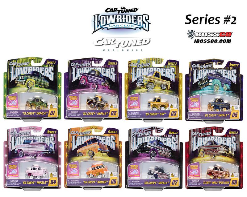 MGA 1/64 CAR TUNED LOWRIDERS SERIES 2 ASSORTMENT *** PRE ORDER