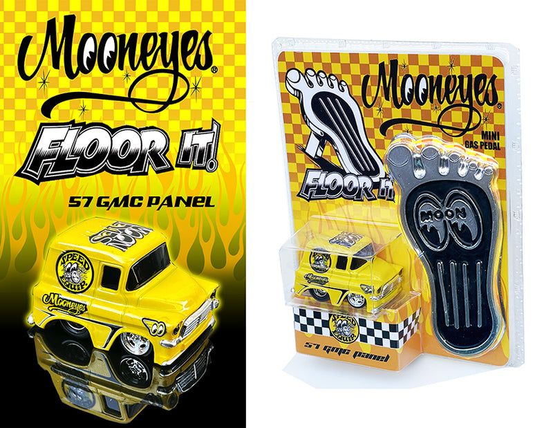 MGA CUSTOM 1/64 CAR TUNED '57 GMC PANEL "MOONEYES"