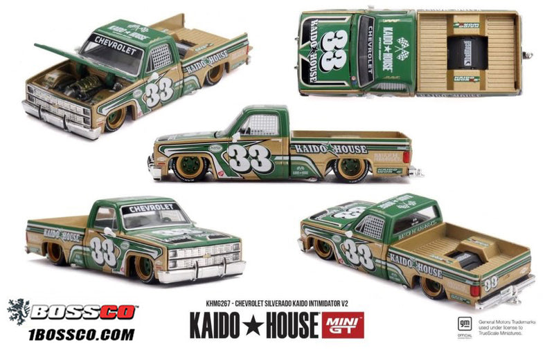 MINI GT KAIDO HOUSE CHEVROLET SILVERADO (INTIMIDATOR) V2***PRE ORDER