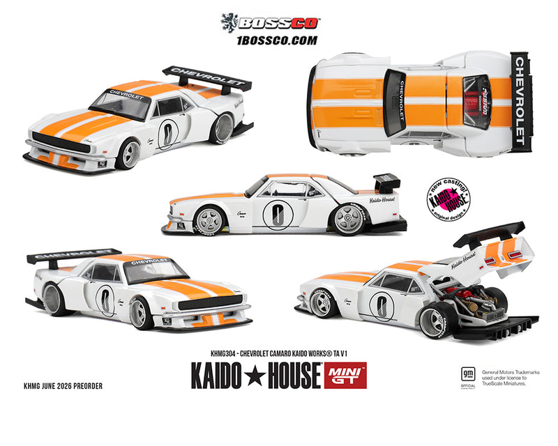 MINI GT KAIDO HOUSE CHEVROLET CAMARO V1 (KAIDO WORKS) ***PRE ORDER