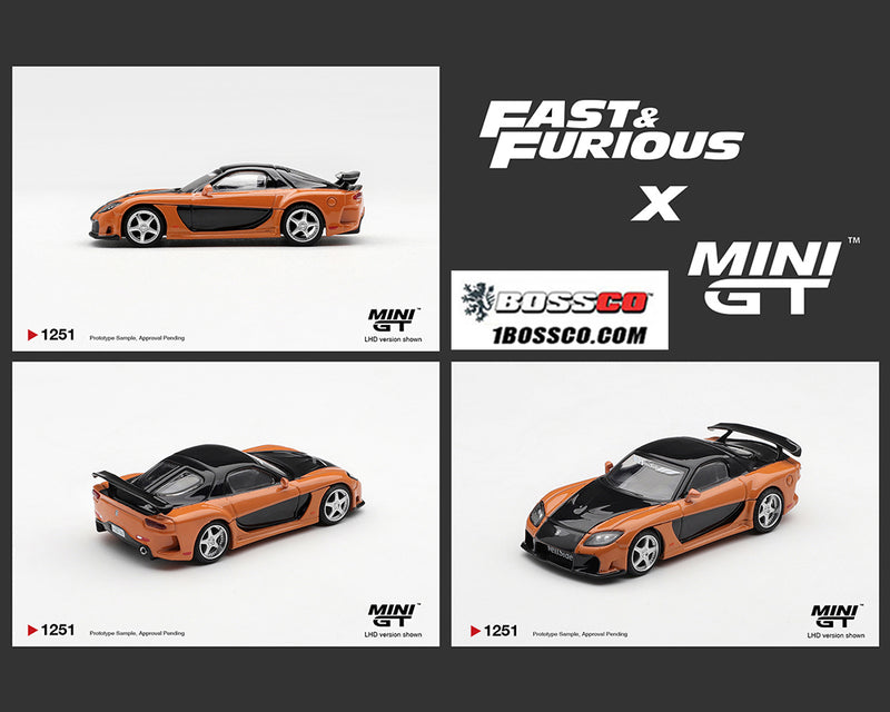 MINI GT - MAZDA RX-7 VEILSIDE FORTUNE FAST & FURIOUS (HAN SEOUL-OH) ***PRE ORDER