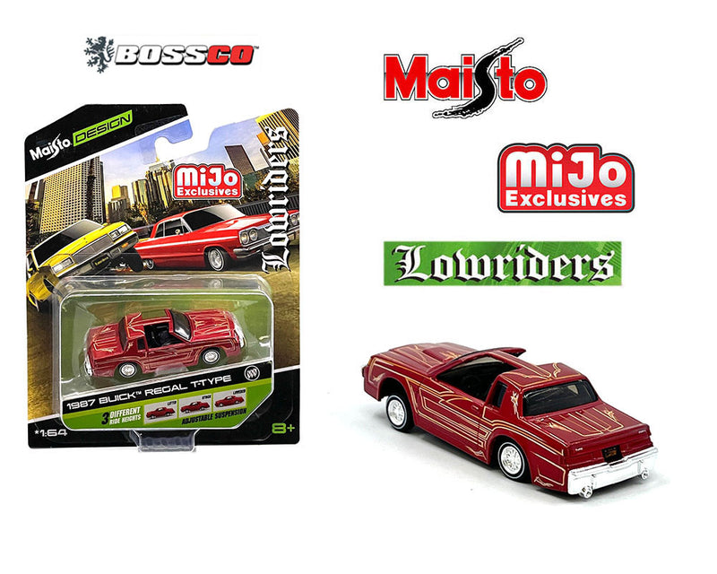 MAISTO - '87 BUICK REGAL T-TYPE LOWRIDER "RED"  ***PRE ORDER