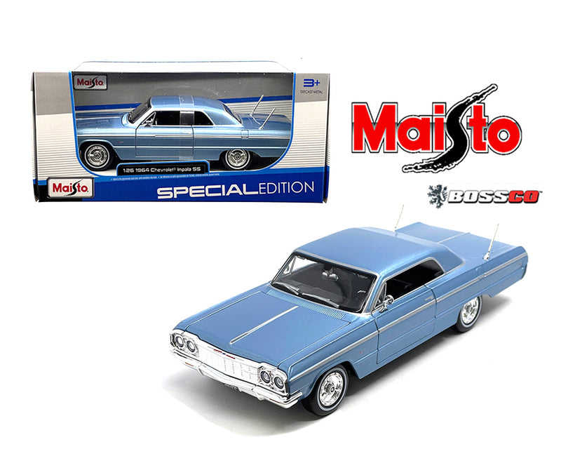 MAISTO 1/26 1964 CHEVROLET IMPALA SS "BLUE"