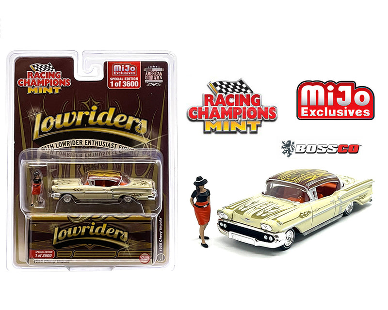 RACING CHAMPIONS - '58 CHEVROLET IMPALA SS LOWRIDER "BEIGE" ***PRE ORDER