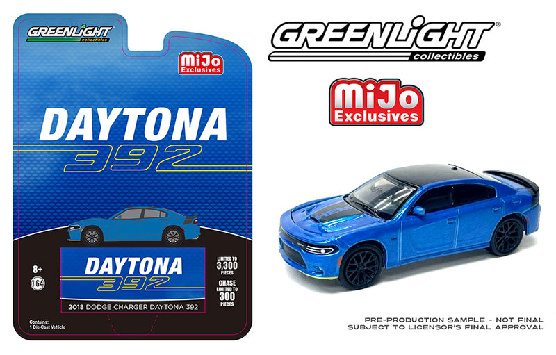 GREENLIGHT - 2018 DODGE CHARGER DAYTONA "BLUE"