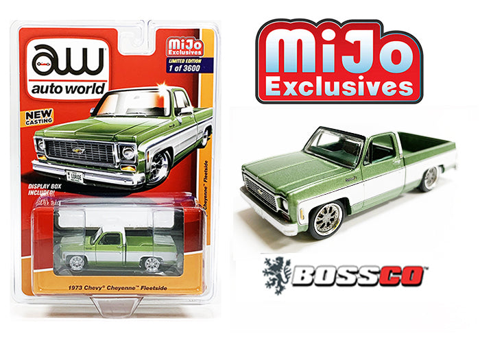 AUTOWORLD - '73 CHEVY CHEYENNE FLEETSIDE (GREEN)