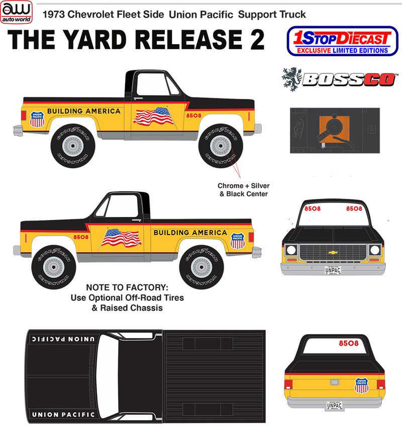 AUTOWORLD - '73 CHEVY SILVERADO 4X4 "UNION PACIFIC"