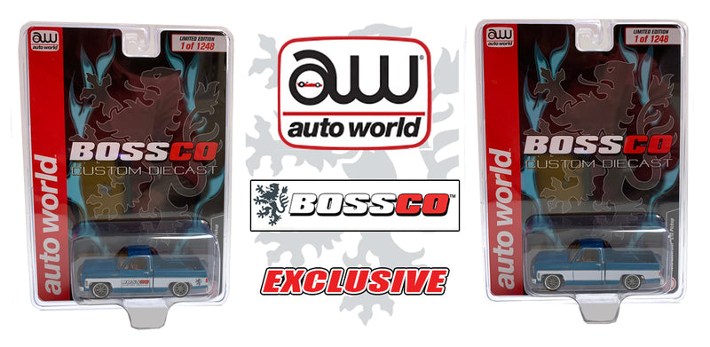 AUTOWORLD - '73 CHEVY CHEYENNE BOSSCO "TEAL" (2PC. SET)