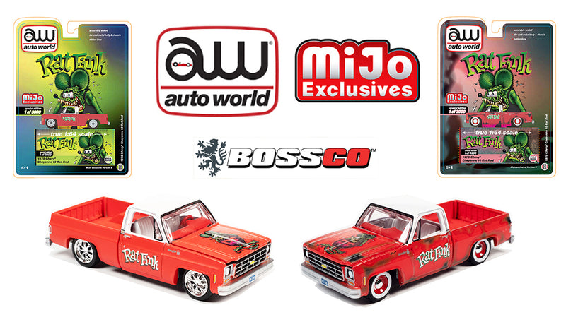 AUTOWORLD - '78 CHEVY "RAT FINK (2PC. SET)