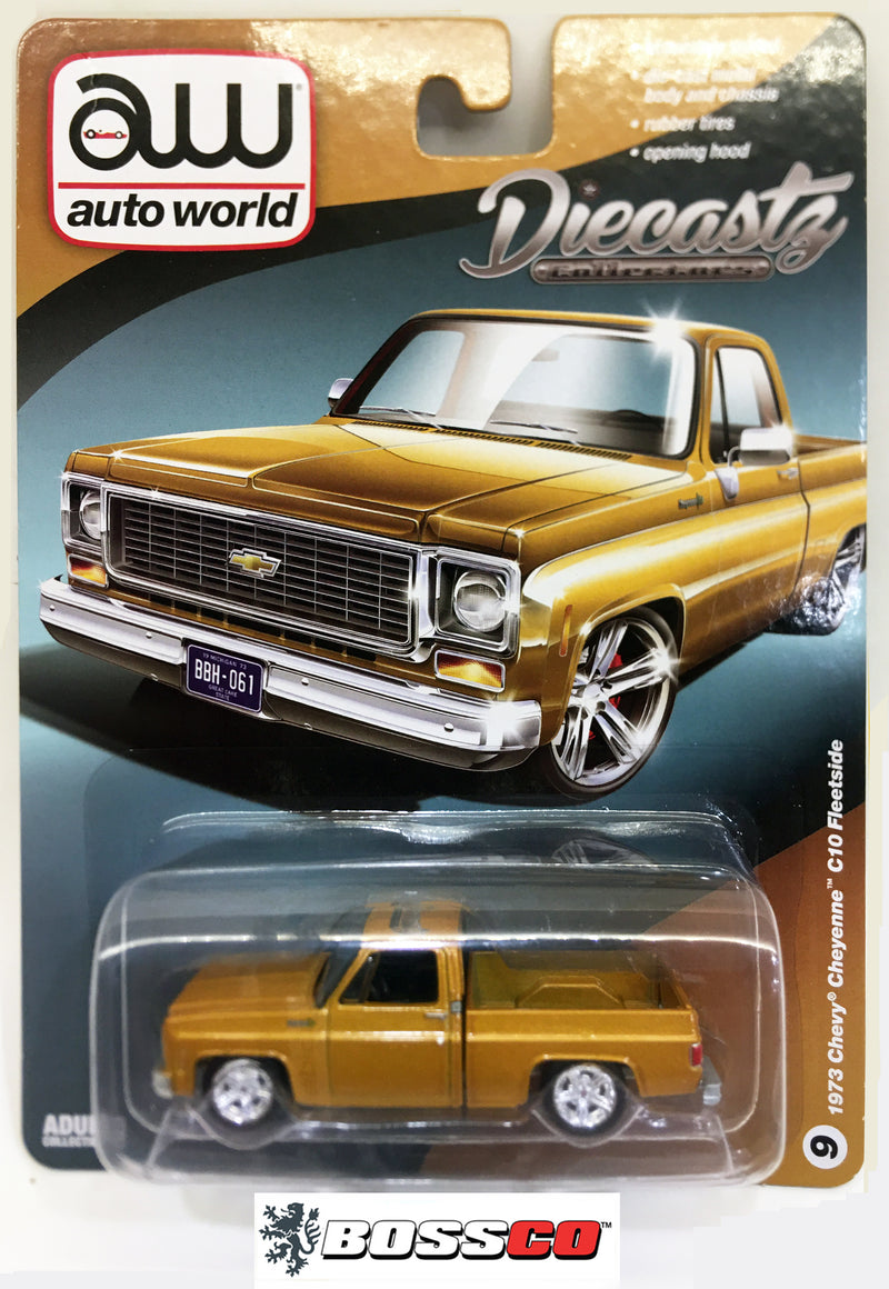 AUTOWORLD - '73 CHEVROLET CHEYENNE C10 #9 (GOLD)