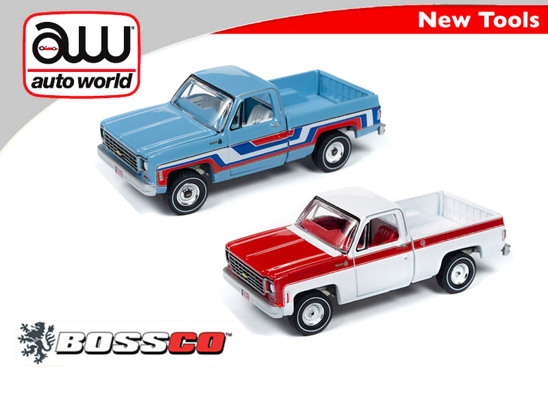 AUTOWORLD - '76 CHEVY TRUCK (SET of 2)