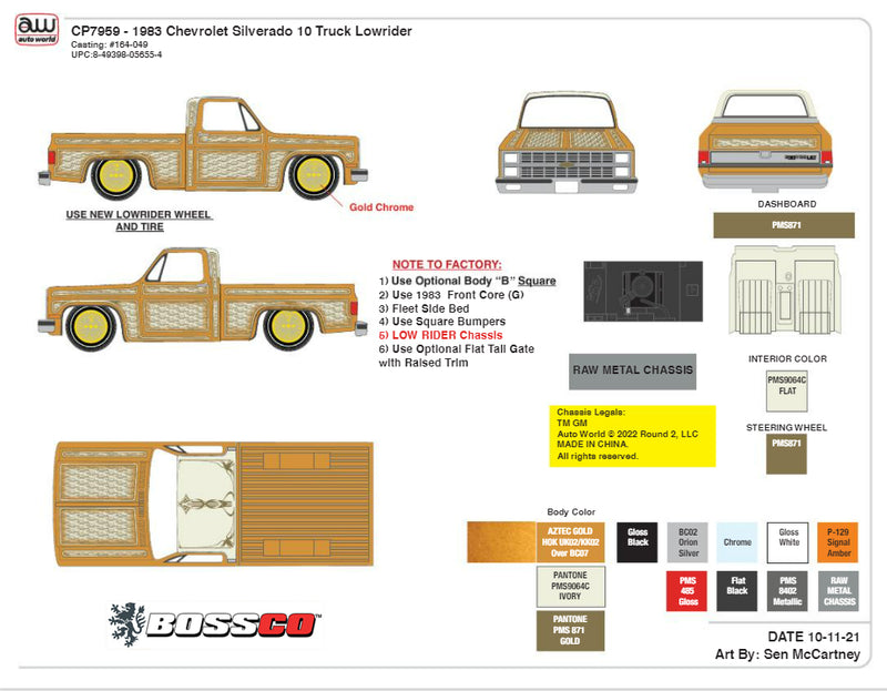 AUTOWORLD - '83 CHEVROLET SILVERADO LOWRIDER "WEEKEND OF WHEELS 2022"
