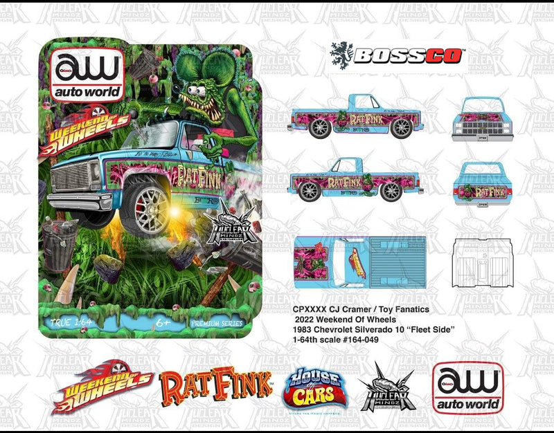 AUTOWORLD - '83 CHEVROLET SILVERADO WEEKEND OF WHEELS 2022 "RAT FINK"