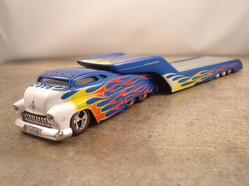 SLEDSTER - FLATBED "BLUE with FLAMES"