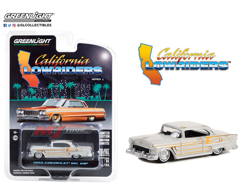 GREENLIGHT - '55 CHEVROLET BEL AIR LOWRIDER (GRAY)