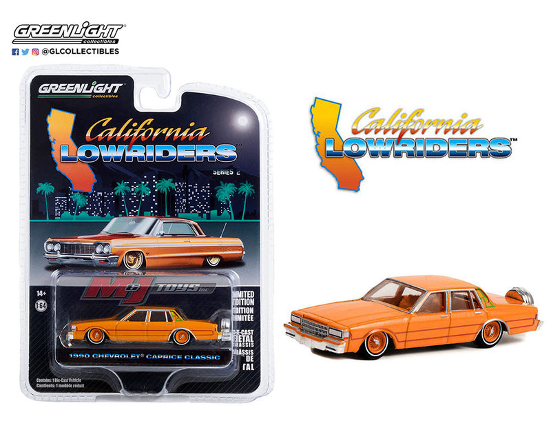 GREENLIGHT - '90 CHEVROLET CAPRICE LOWRIDER (YELLOW)