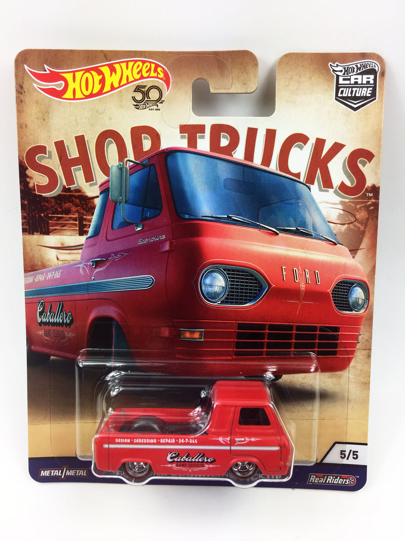 HOT WHEELS - SHOP TRUCKS CUSTOM '60's FORD ECONOLINE PICKUP