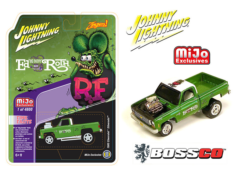 JOHNNY LIGHTNING - '80 CHEVY SILVERADO ZINGER "RAT FINK"