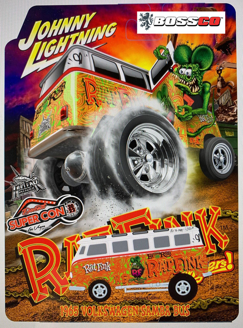 JOHNNY LIGHTNING - "LAS VEGAS" VW BUS ZINGER "RAT FINK