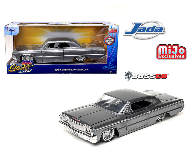 JADA 1/24 1964 CHEVROLET IMPALA "METALLIC GREY"