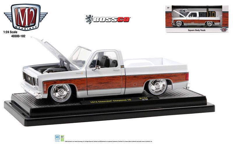 M2 1/24 '73 CHEVY CHEYENNE 10 "WHITE"