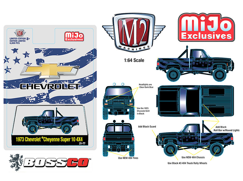 M2 '73 CHEVROLET CHEYENNE SUPER 10 4X4 "STARS & STRIPES"