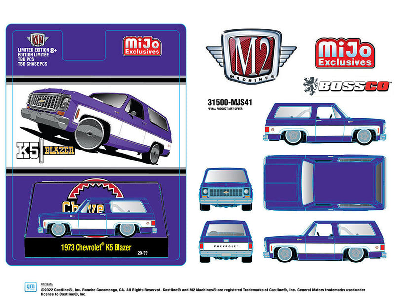 M2 '73 CHEVROLET K5 BLAZER "VIOLET and WHITE"