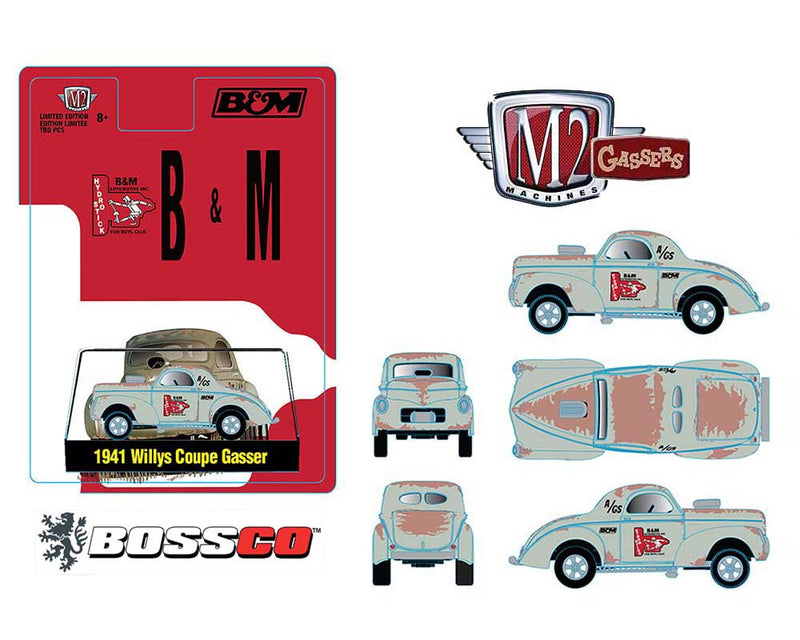 M2 1941 WILLYS COUPE GASSER "B&M AUTOMOTIVE"